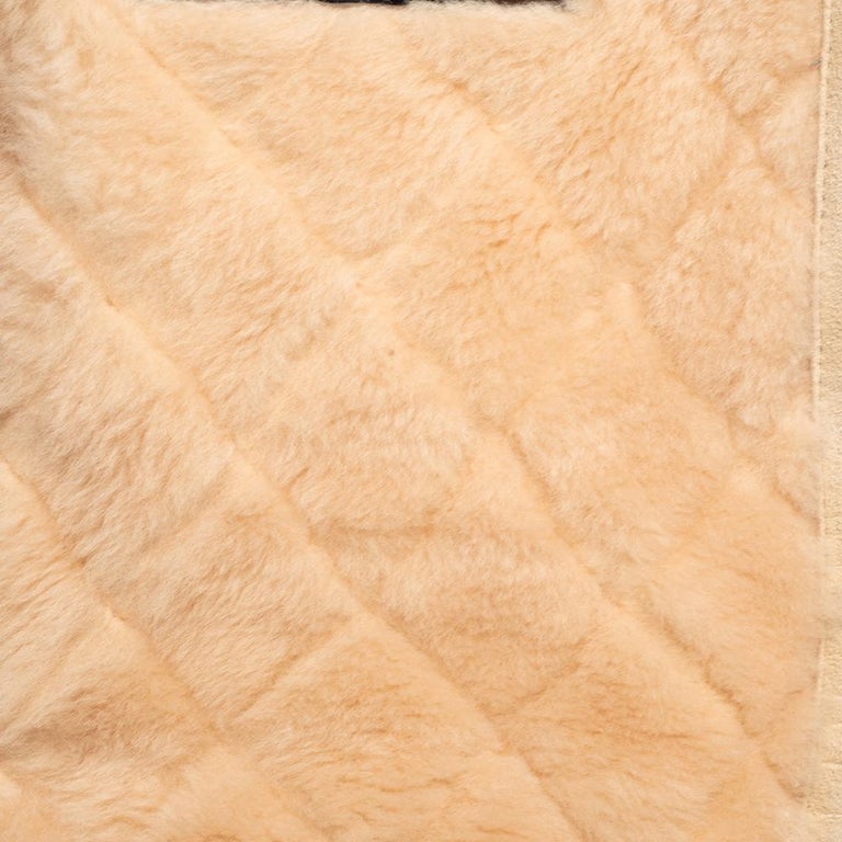 Chanel Pink Shearling Flap Bag at 1stDibs