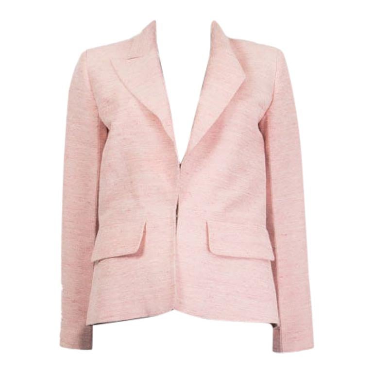 CHANEL pink silk 2017 PARIS CUBA Blazer Jacket 36 XS 17C 