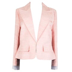 CHANEL seda rosa 2017 PARIS CUBA Chaqueta Blazer 46 XXL 17C