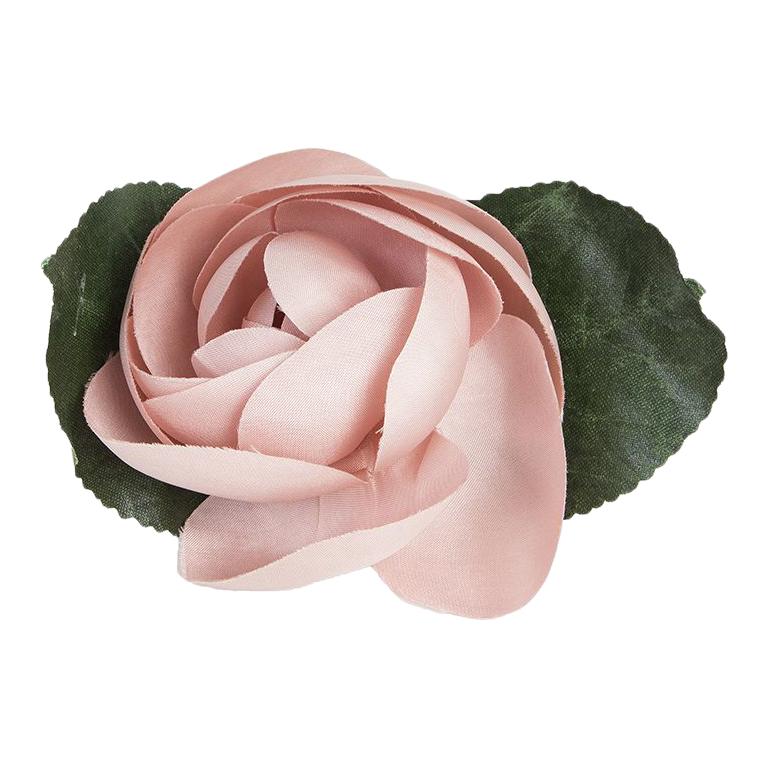 Chanel 'Camelia' Silk Brooch