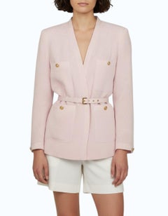 Rosa Seidenjacke von Chanel