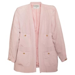Rosa Seidenjacke von Chanel