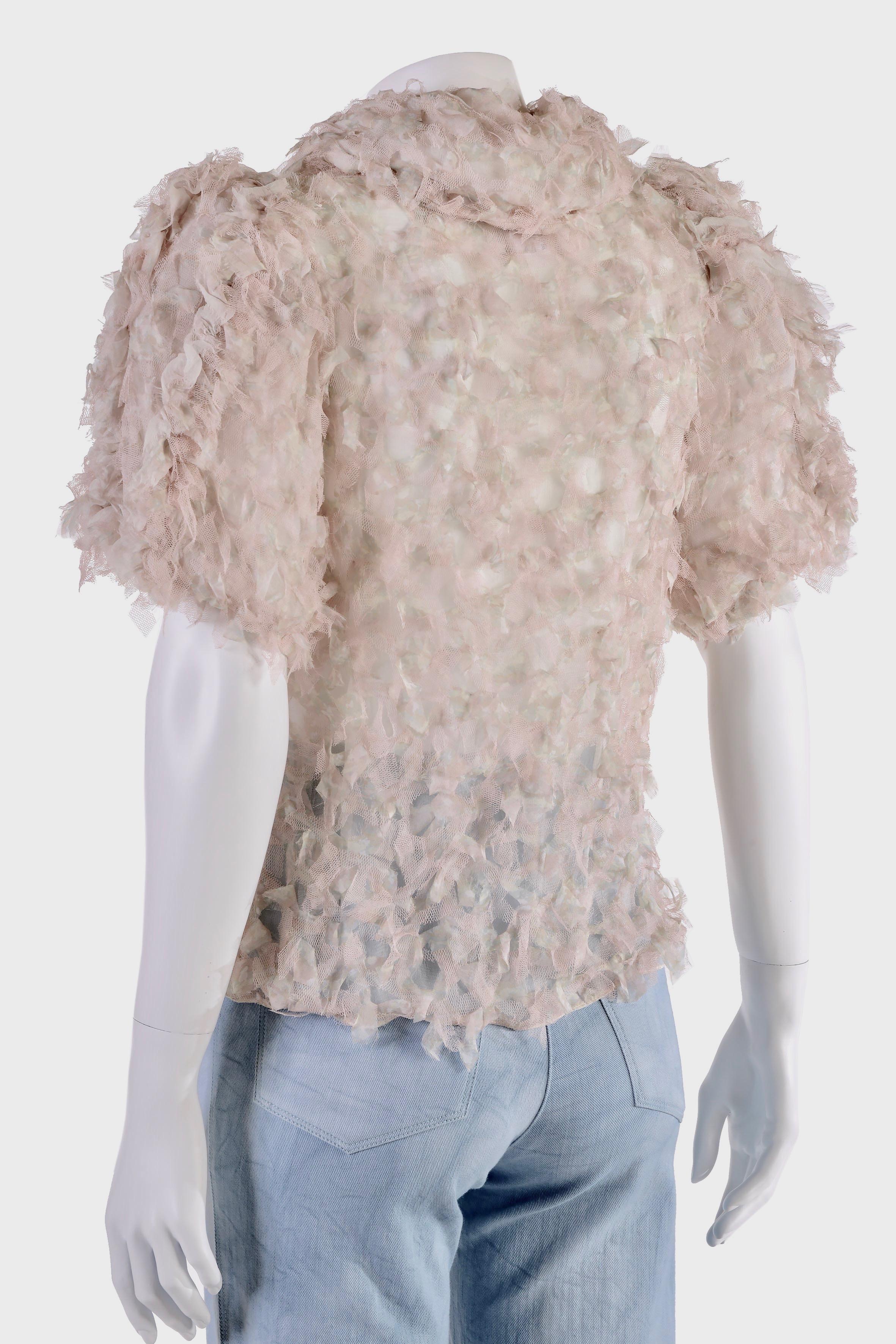 Gray CHANEL pink silk jacket  FR 40 Spring 2010 10 P