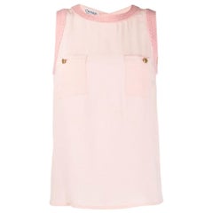 Chanel Pink Silk Top 