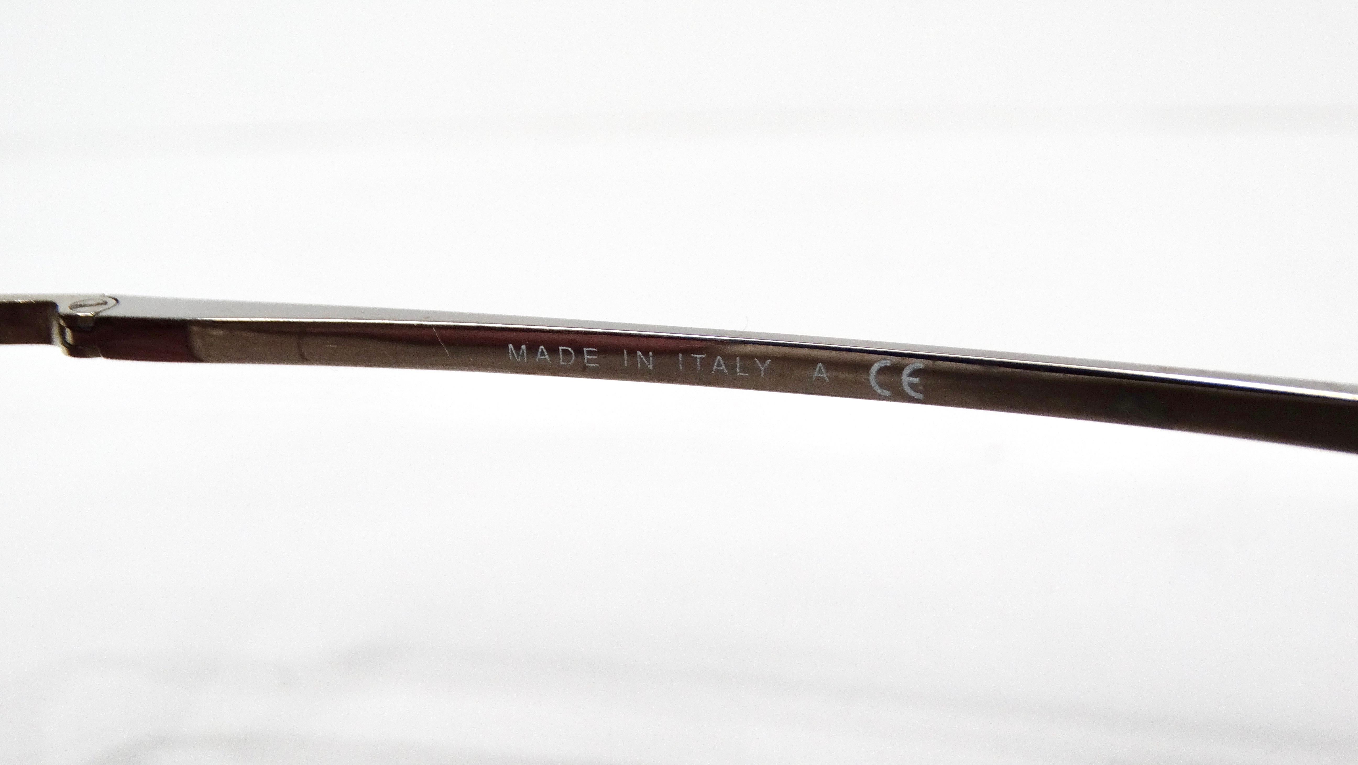 Chanel Pink & Silver-Tone Metal Frame Pilot Aviator Sunglasses For Sale 2