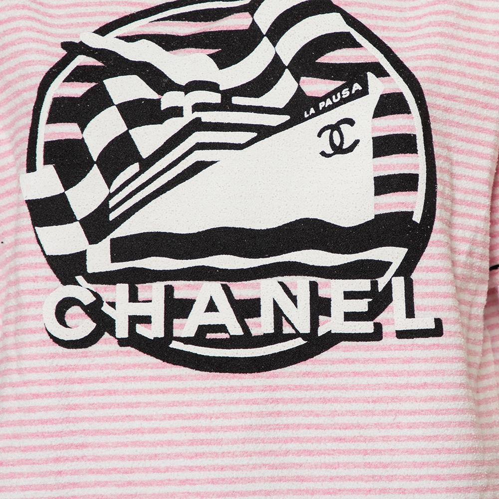 Chanel pink hot sale t shirt