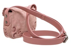 Chanel Pink Suede Paris-Edinburgh Mini Highland Messenger Bag