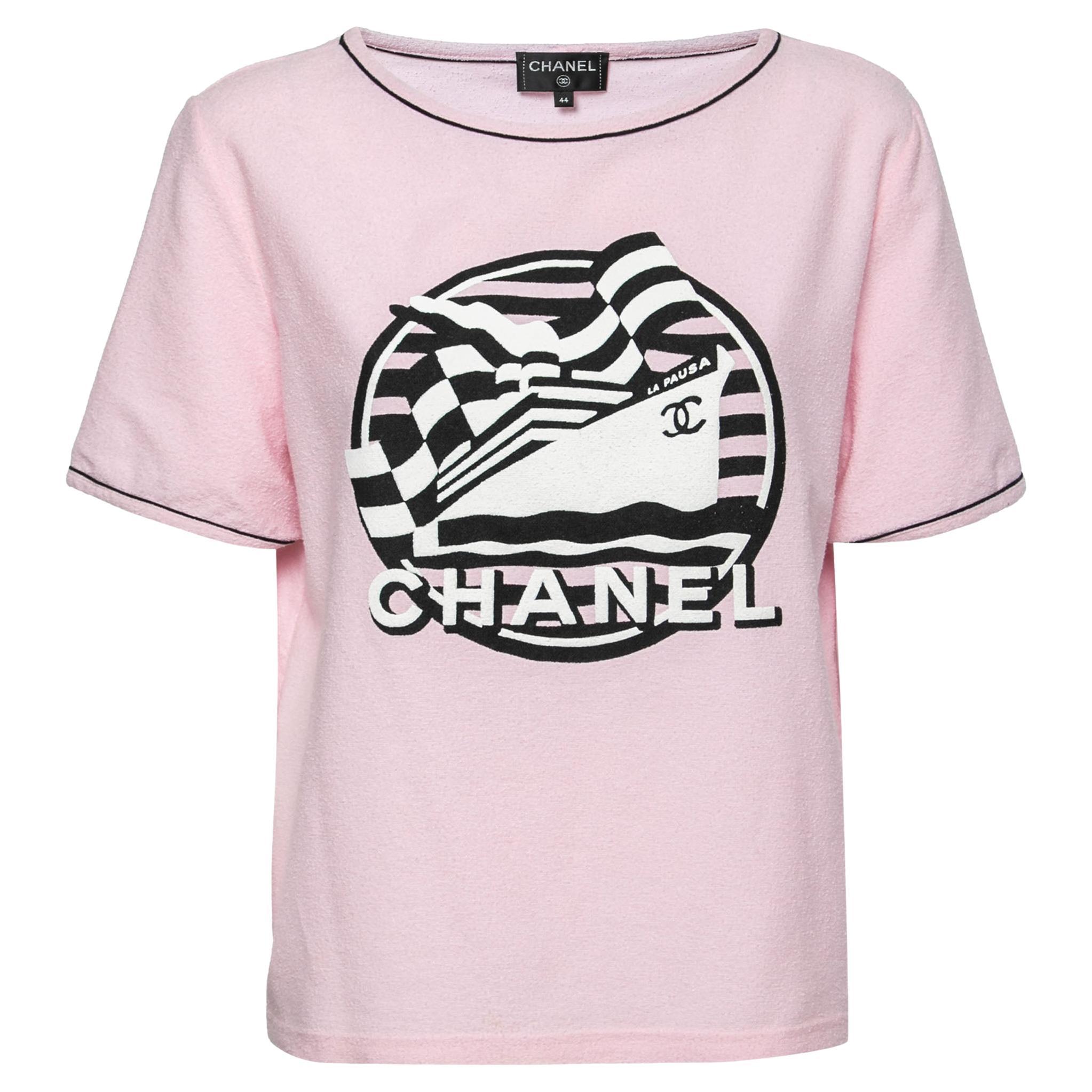 pink chanel shirt