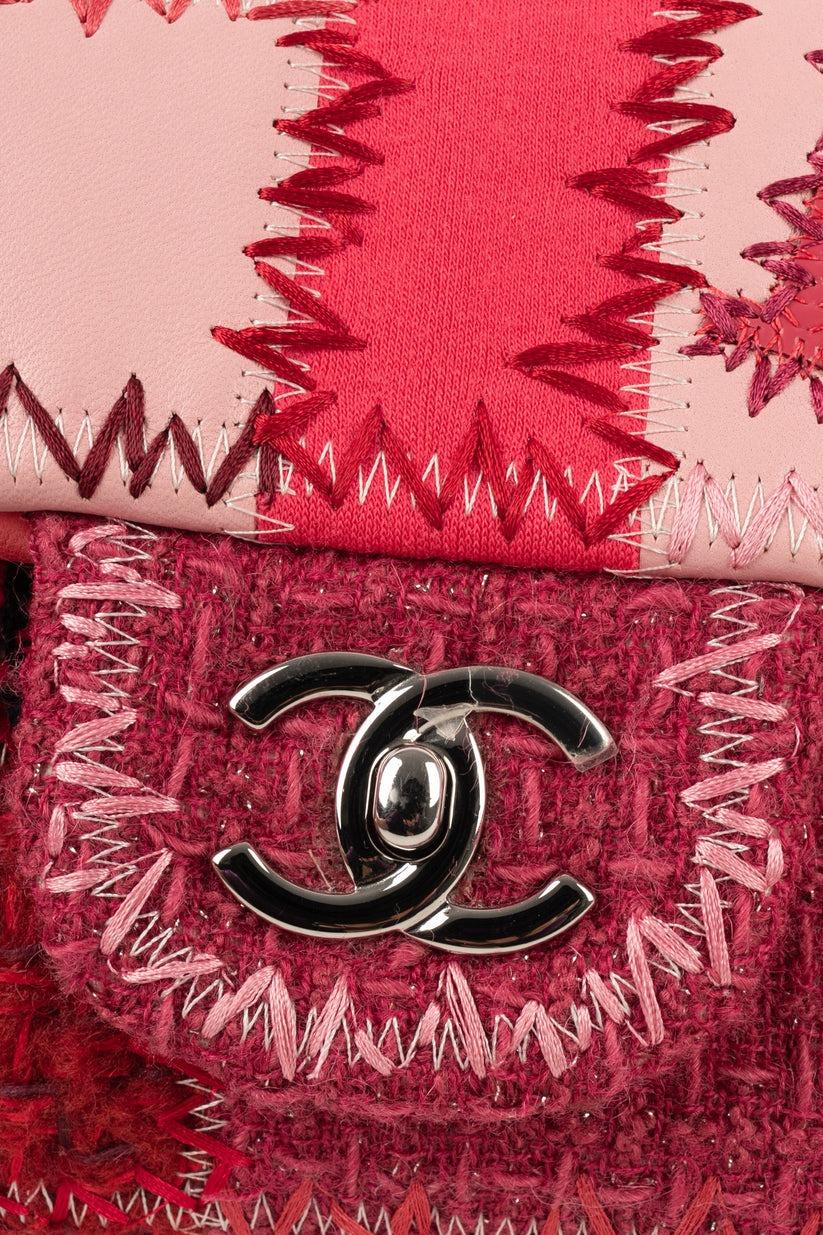Chanel Pink-Tone Patchwork Timeless Bag, 2017 4