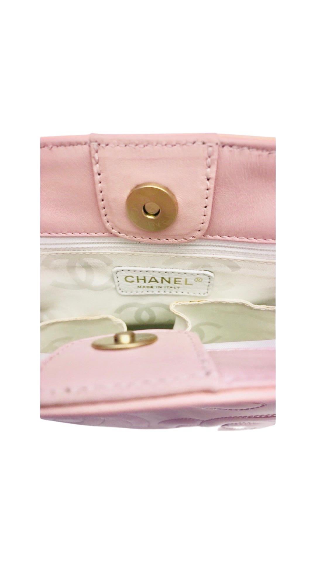 Beige Chanel Pink Triple 