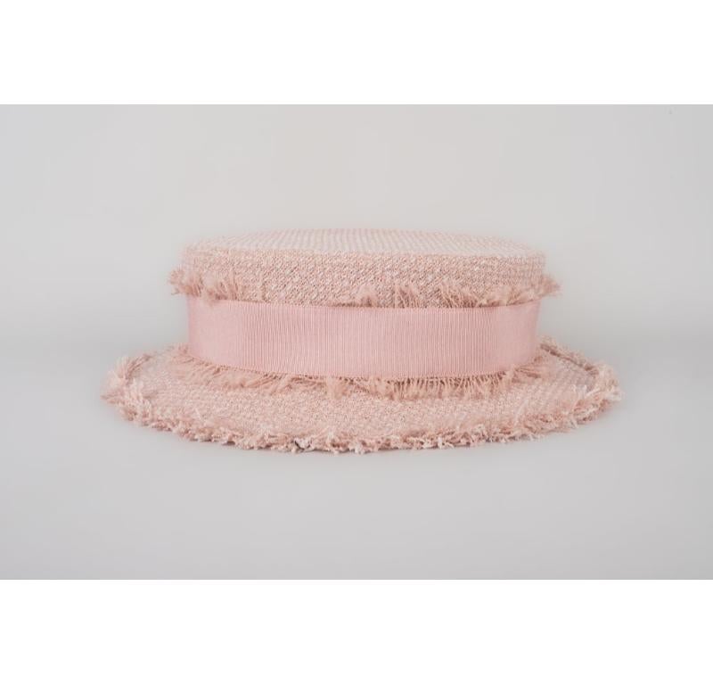 Chanel Pink Tweed Hat, 2009 1