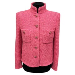 Chanel pink tweed jacket