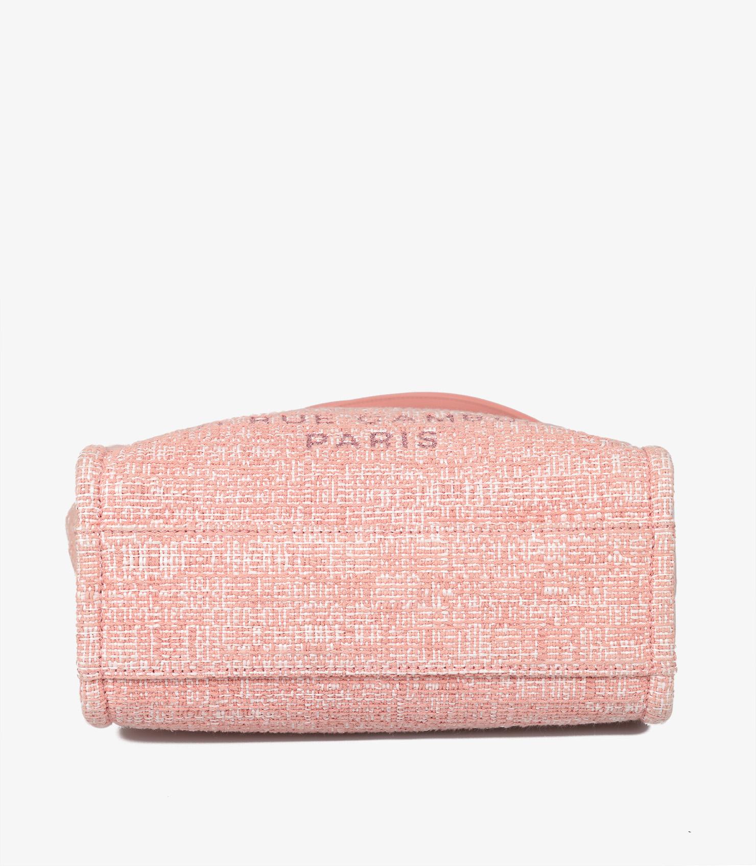Chanel Pink Tweed & Lurex Mini Deauville Tote 2