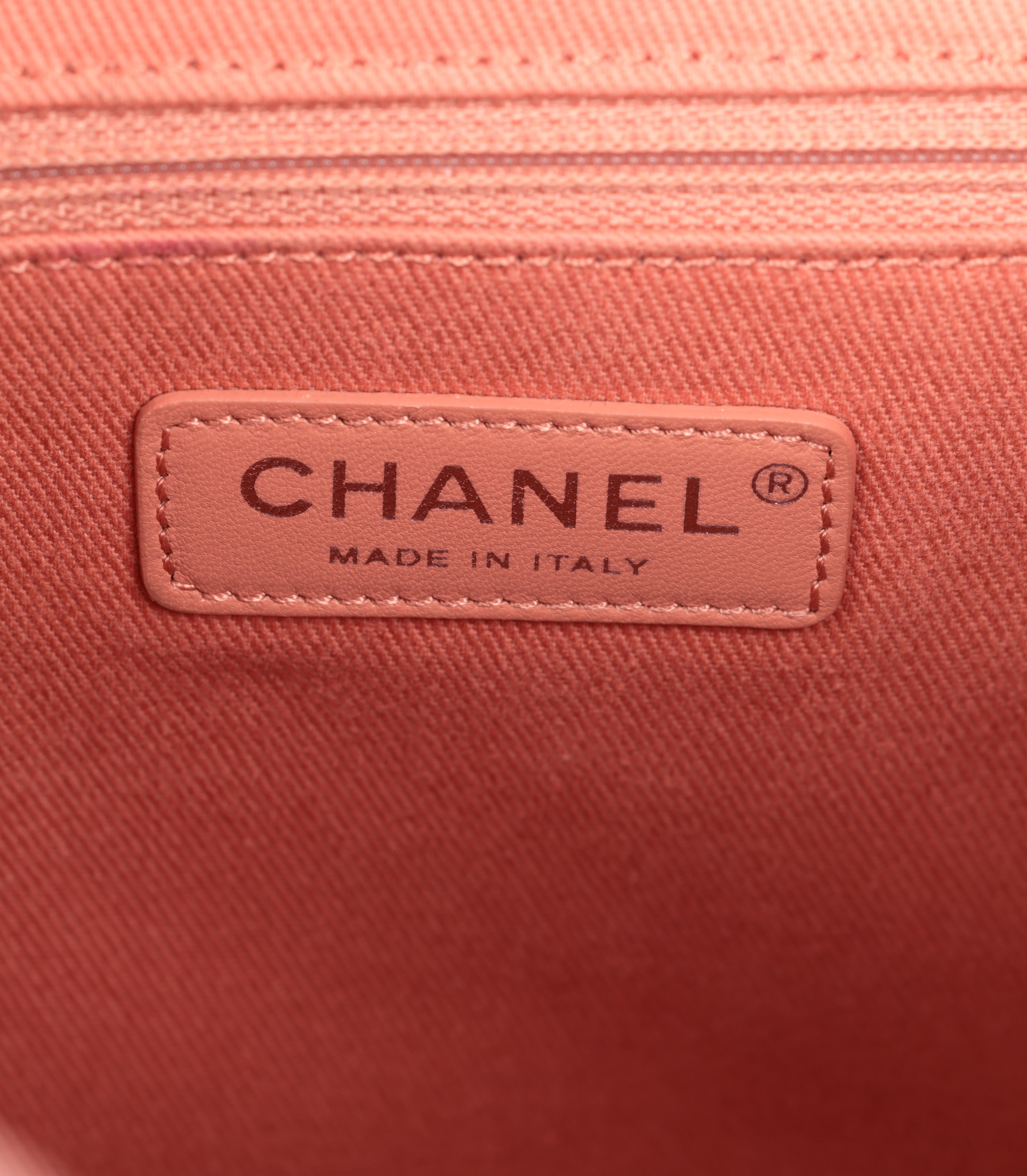 Chanel Pink Tweed & Lurex Mini Deauville Tote 4