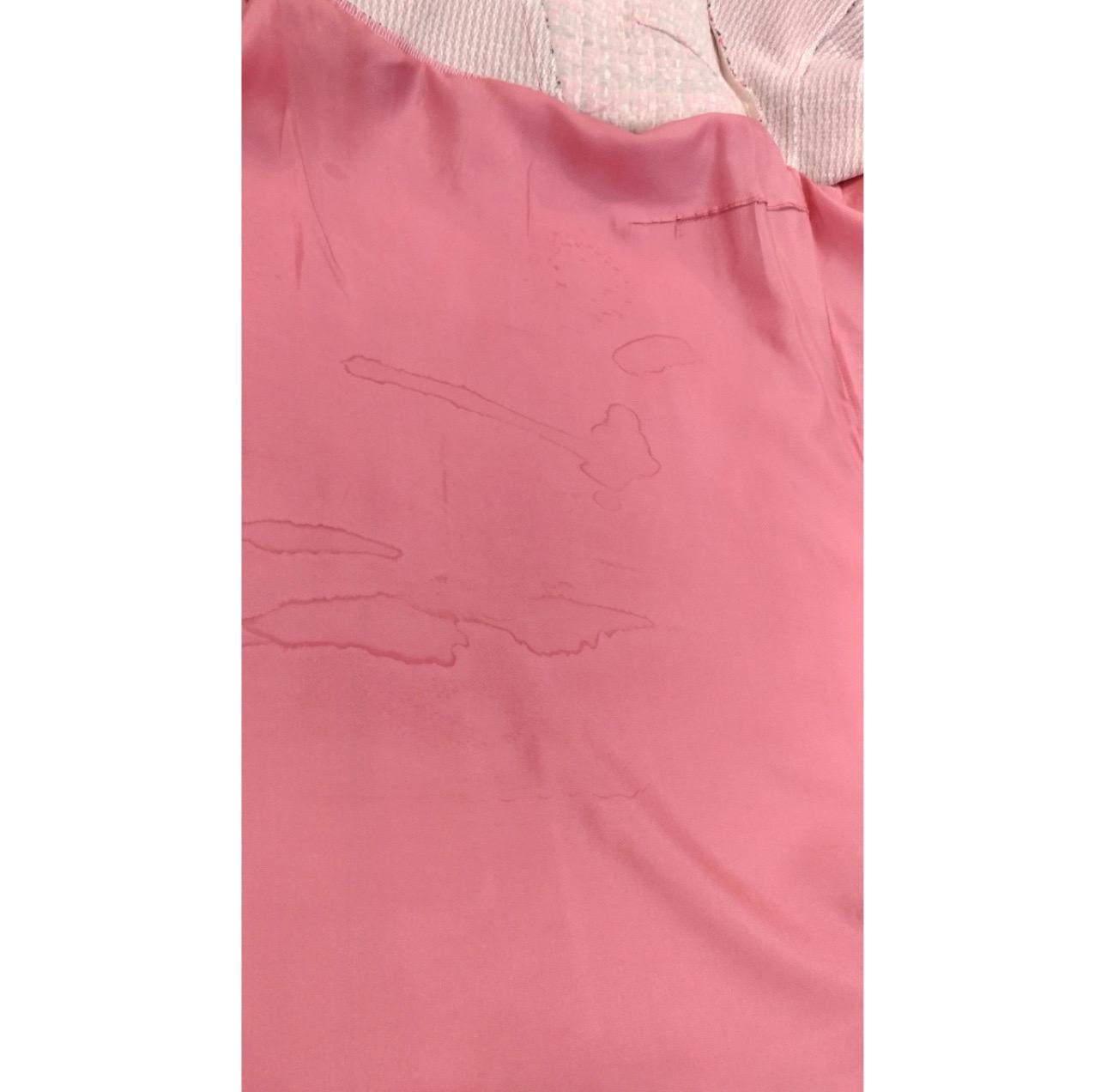 CHANEL Rosa Tweed-Minikleid  im Angebot 5