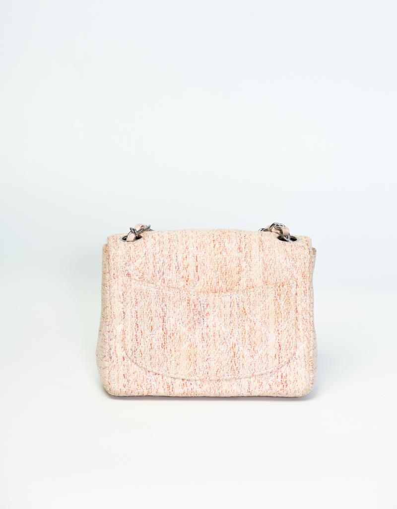 tweed chanel bag pink