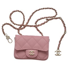 CHANEL Pink Waist-bag Mini    NEW With Tags