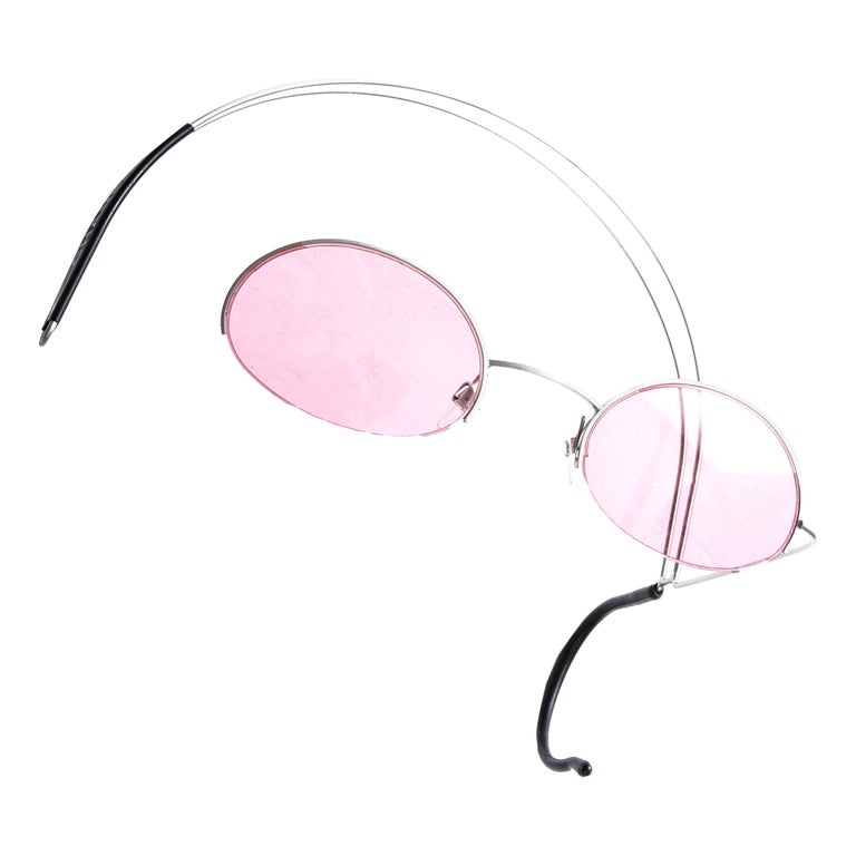 Chanel pink wire-headband sunglasses, 1999, offered by One of a Kind Archive