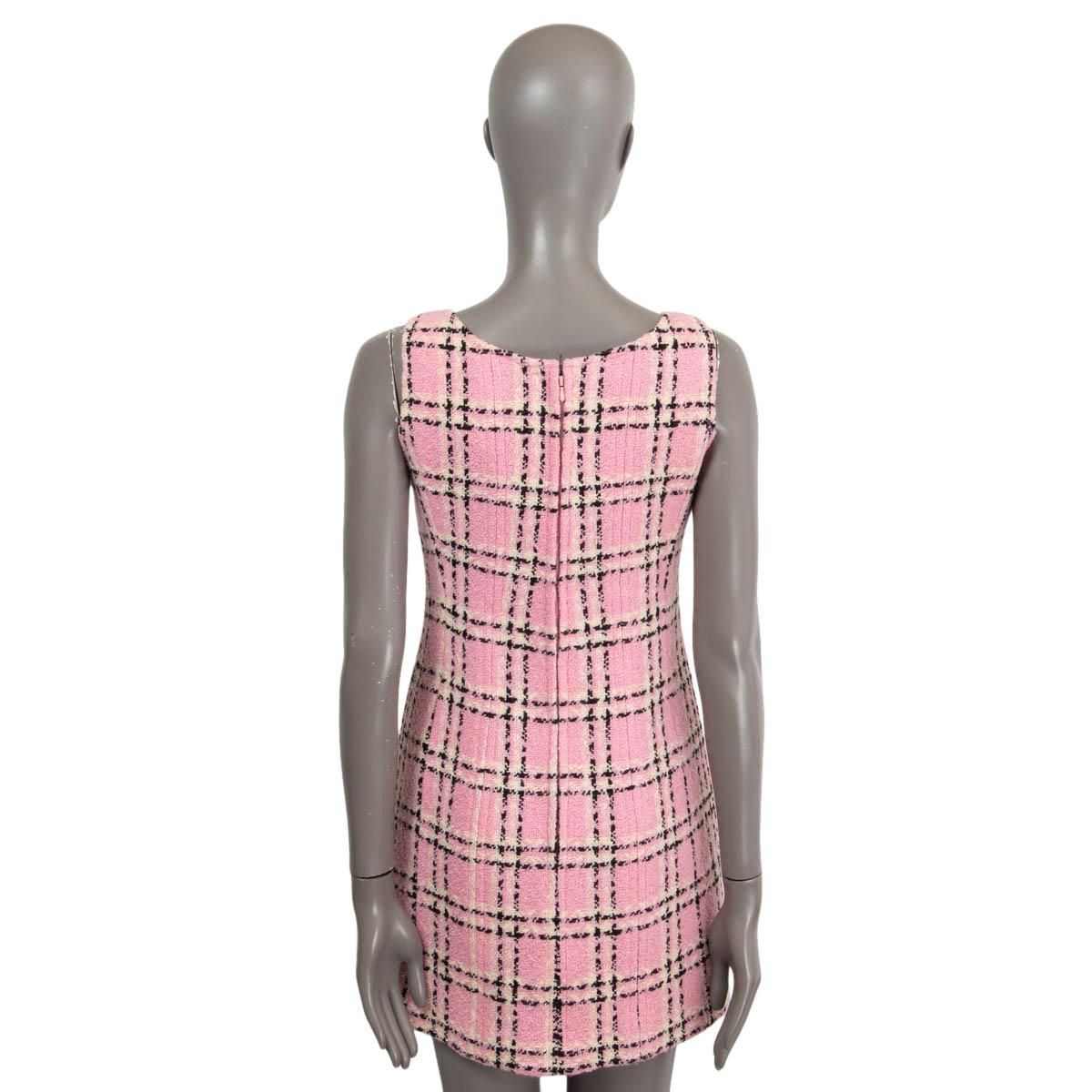 pink checkered dress