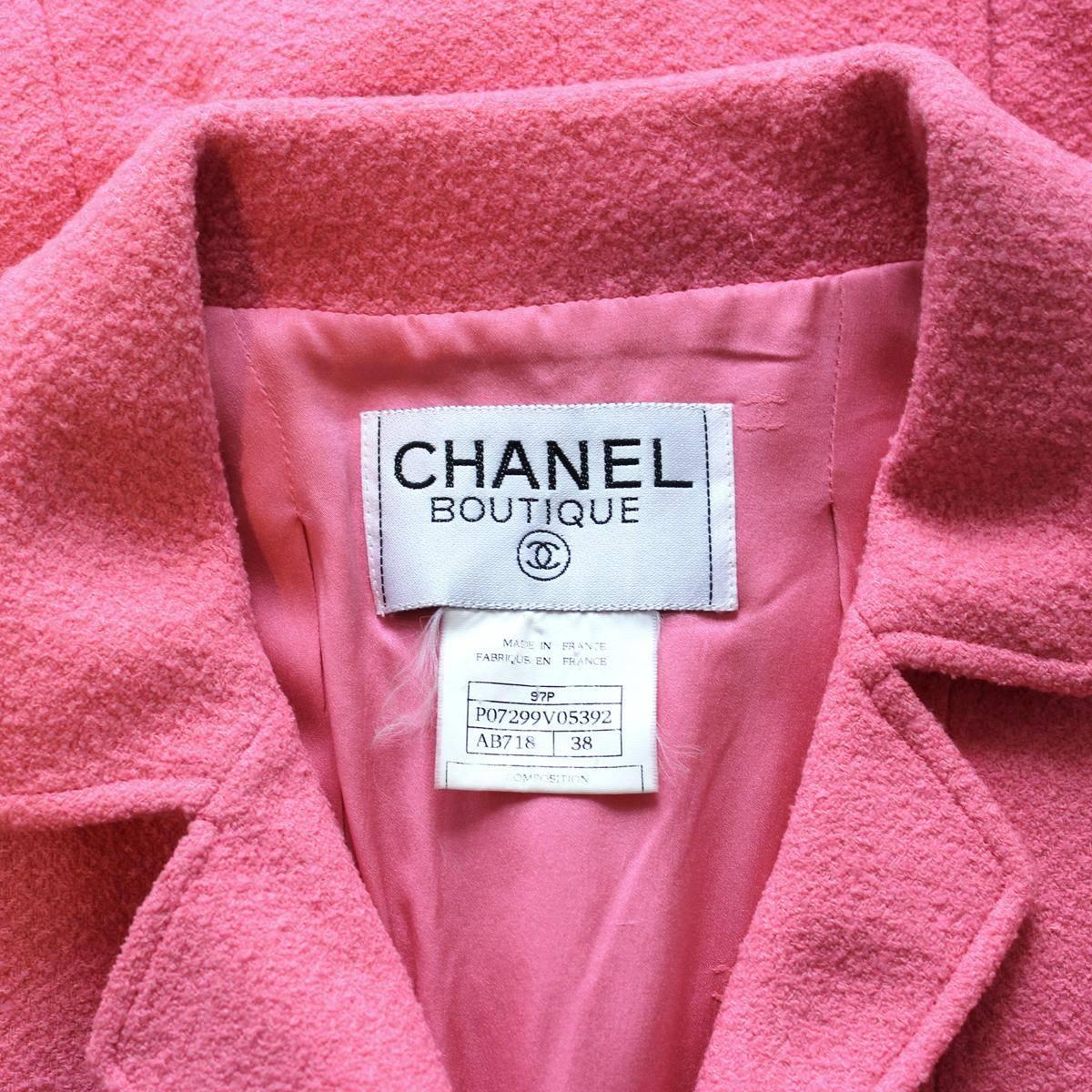 chanel wool coat