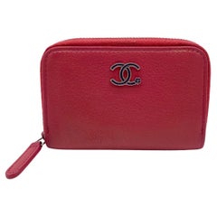 Chanel Wallet Zip - 114 For Sale on 1stDibs  zip wallet chanel, boy chanel  zipped wallet, chanel boy zip wallet