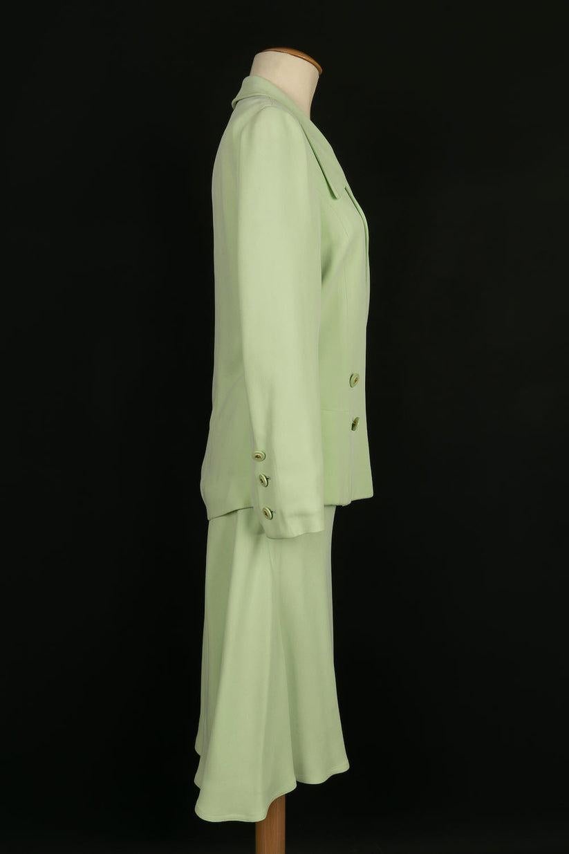 Women's Chanel Pistachio Color Outfit Size 40FR Spring, 1994 For Sale