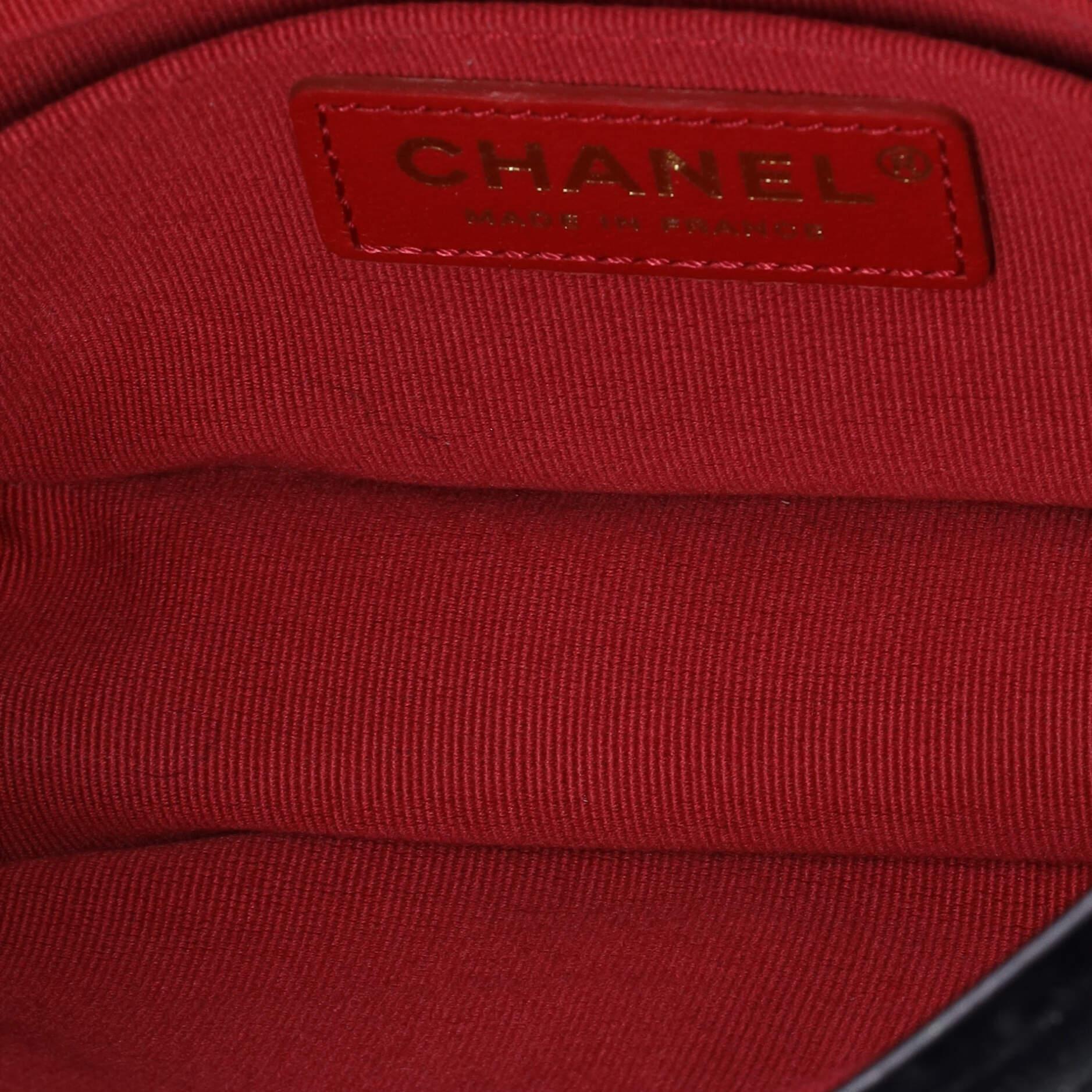 Women's Chanel Place Vendome Geometric Flap Bag Quilted Velvet Mini