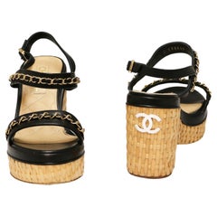 Sandalias de plataforma Chanel