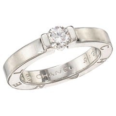 Anello di platino e diamanti Chanel