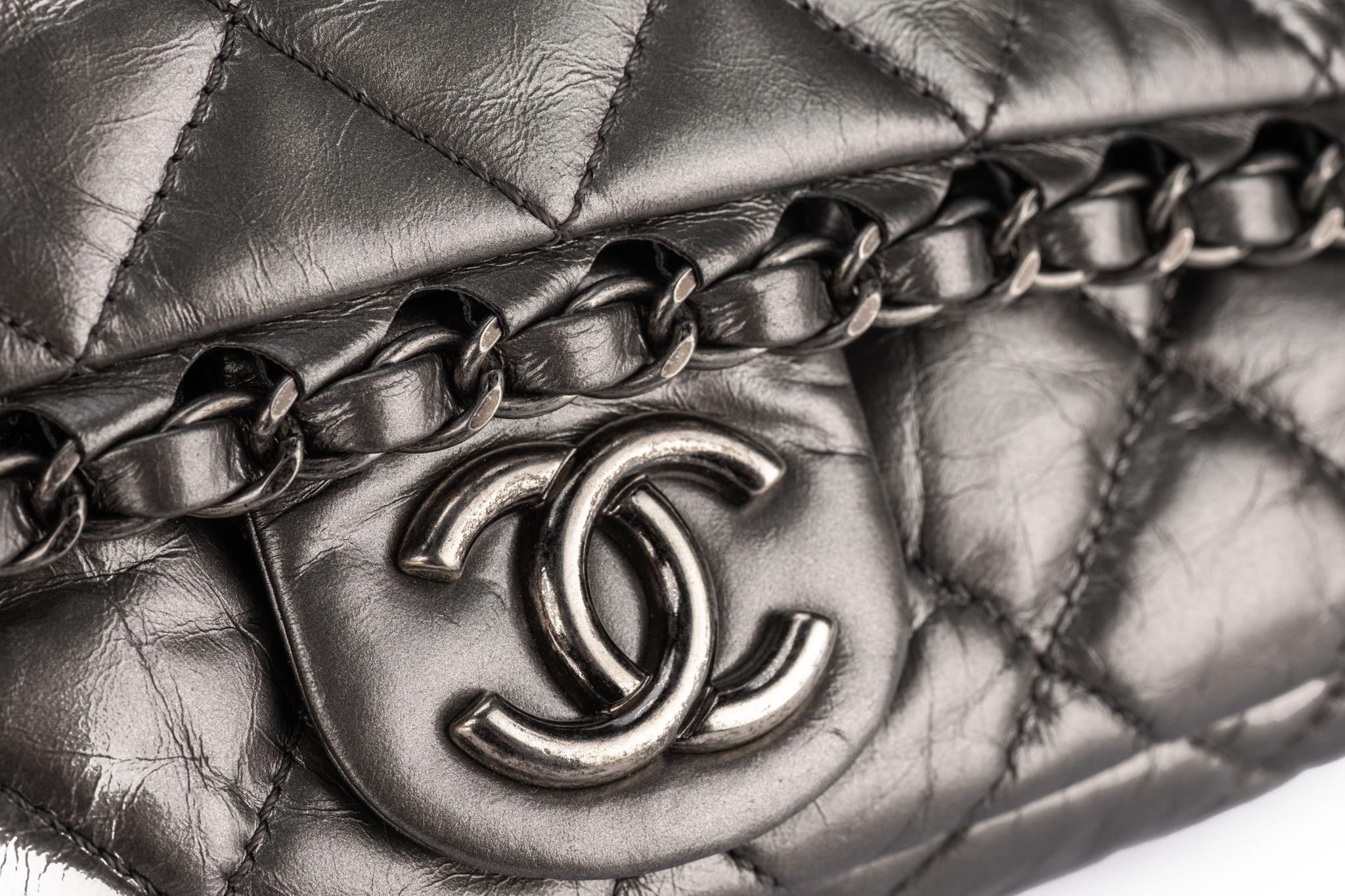 Chanel Platinum Chain Me Flap Bag For Sale 2