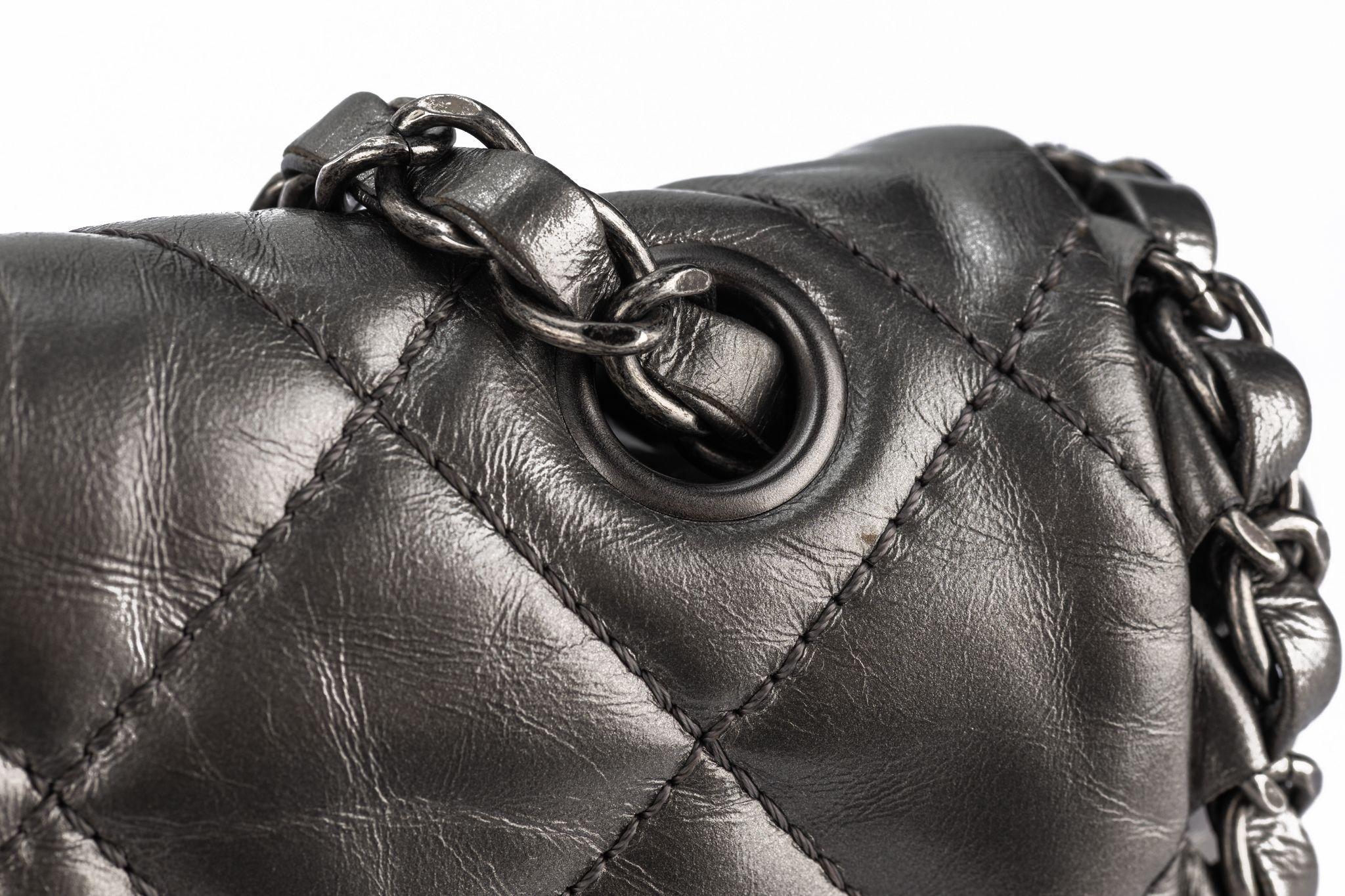 Chanel Platinum Chain Me Flap Bag For Sale 3