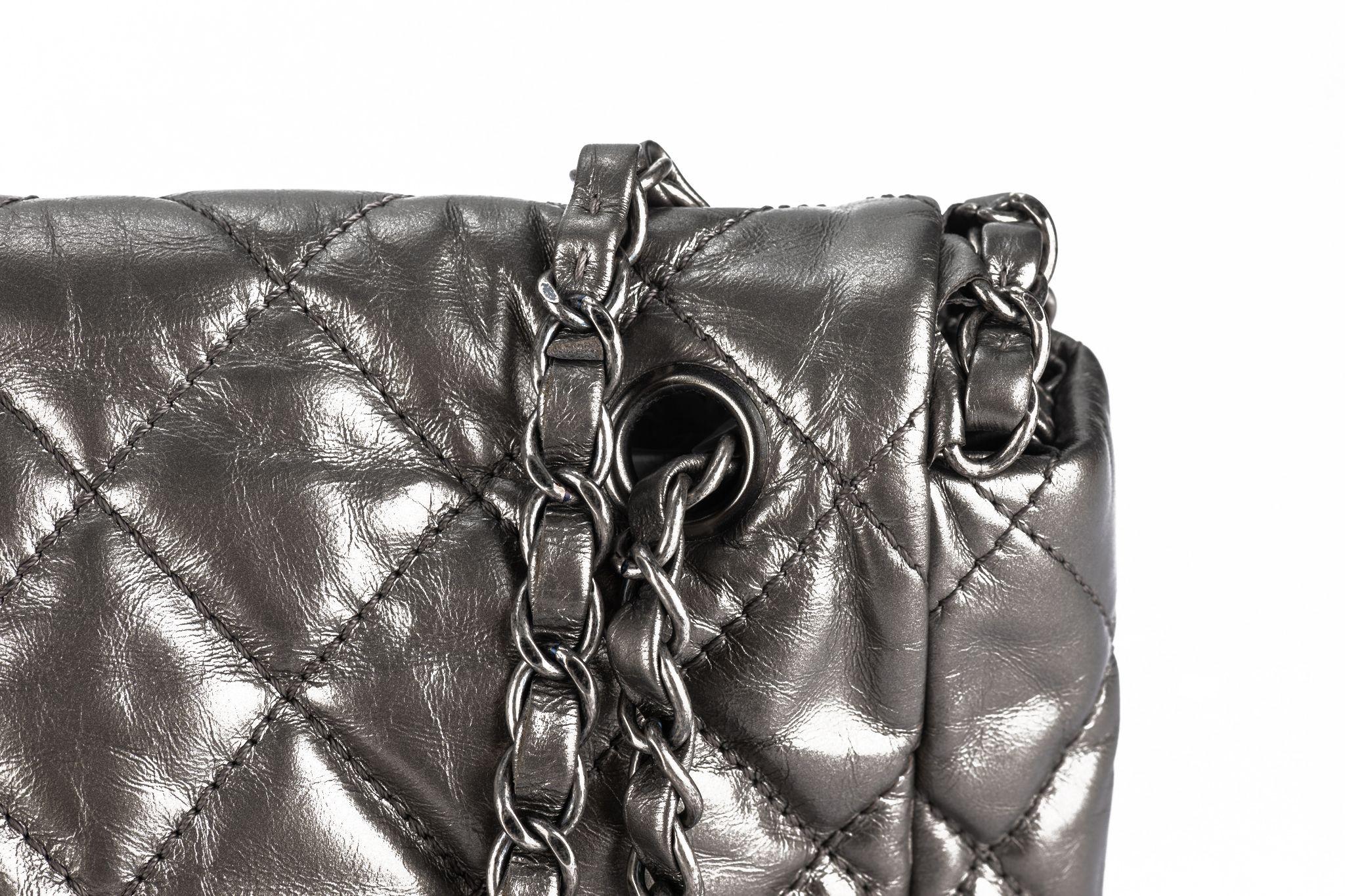 Chanel Platinum Chain Me Flap Bag For Sale 4