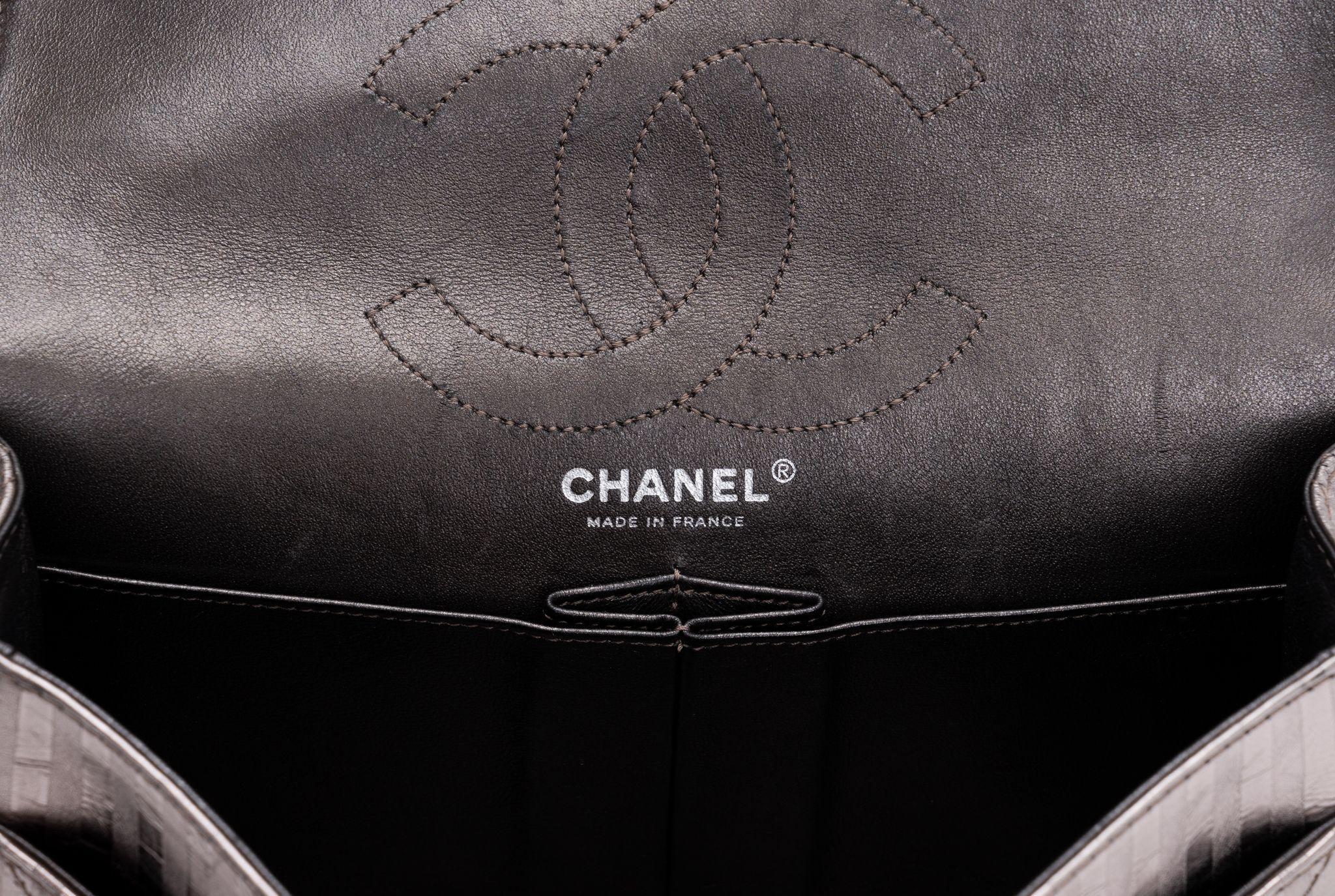 Chanel Platinum Tuxedo Reissue Flap For Sale 3