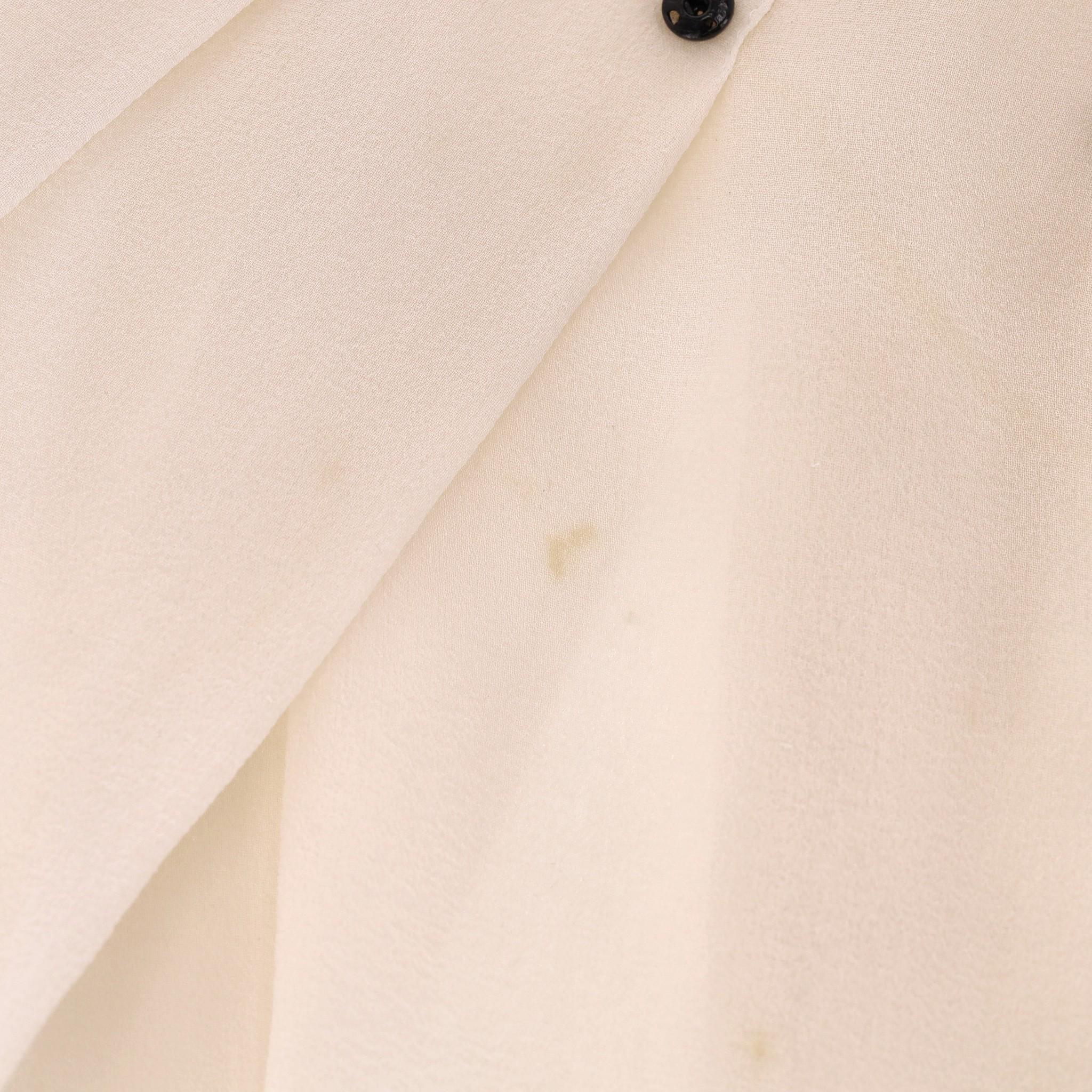 Chanel Pleated Silk Skirt With Lace Trim 5