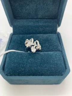 Chanel Plume de Chanel Ring, 18K White Gold, 0.55ct Pear Diamond