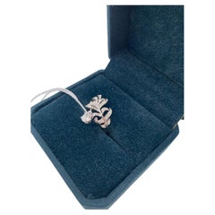 Chanel Plume de Chanel Ring, 18K White Gold, 0.55ct Pear Diamond