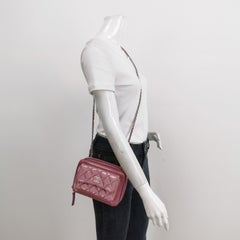 Chanel Pocket Box Camera Bag 2014-2015 Small Pink Lavendar Patent Leather