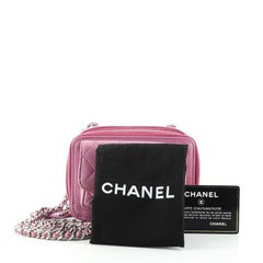 Chanel Pocket Box étui pour appareil photo Mini Quilted Patent