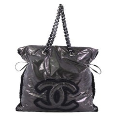 Chanel Polar Bon Bon Tote Vinyl with Mohair