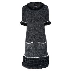 Chanel Polar Dream Collectible Dress with Fantasy Fur 40 FR