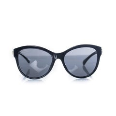 Chanel, polarisierte schwarze Sonnenbrille