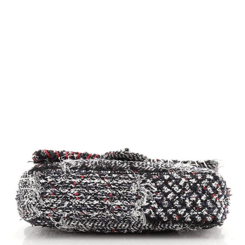 Women's or Men's Chanel Pom Pom CC Flap Bag Quilted Tweed Medium