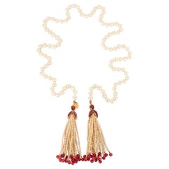 Vintage Chanel Pompom Necklace, 1983