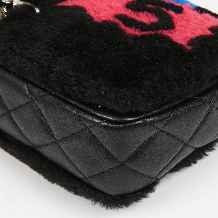 CHANEL Pop Art N°5 Bag in Graffiti Leather and Shearling Fabric 1