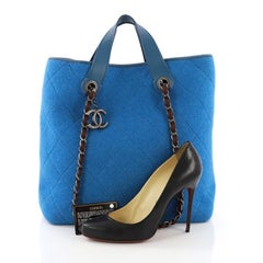 Chanel Pop Tote Quilted Felt Medium