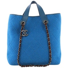 Chanel Pop Tote Quilted Felt Medium