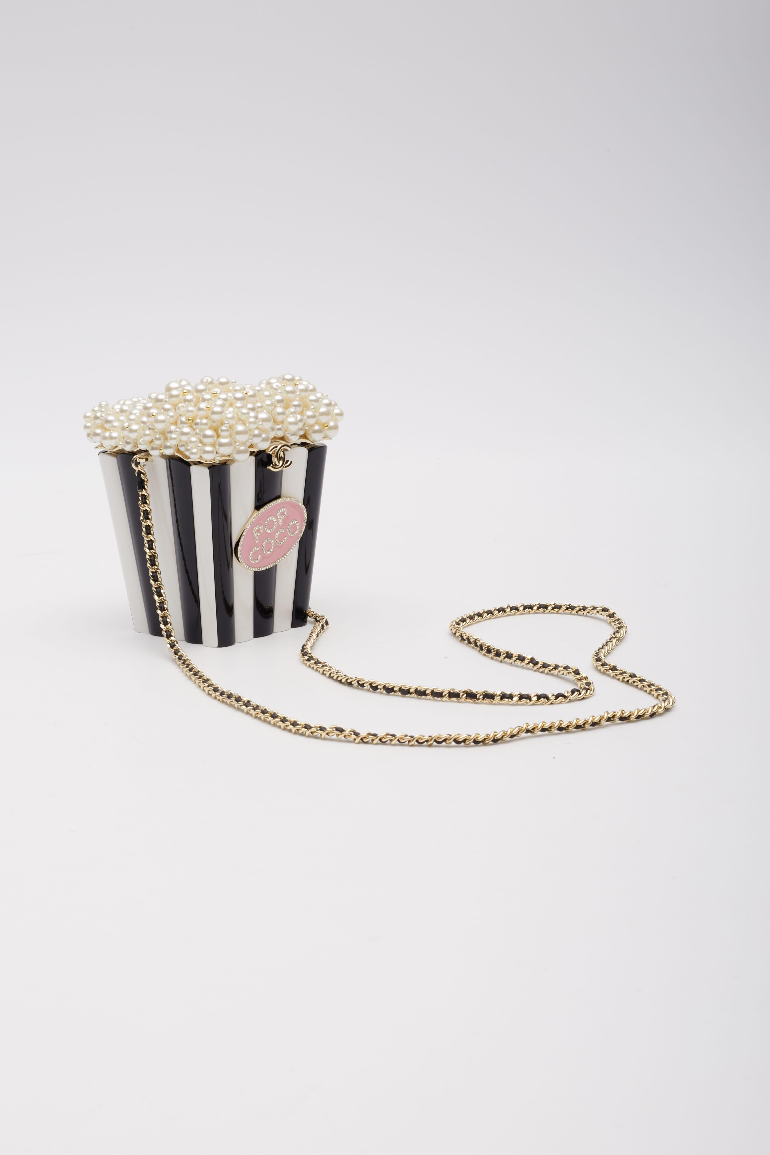 Chanel Popcorn Pearl Pop Coco Minaudiere Bag 6