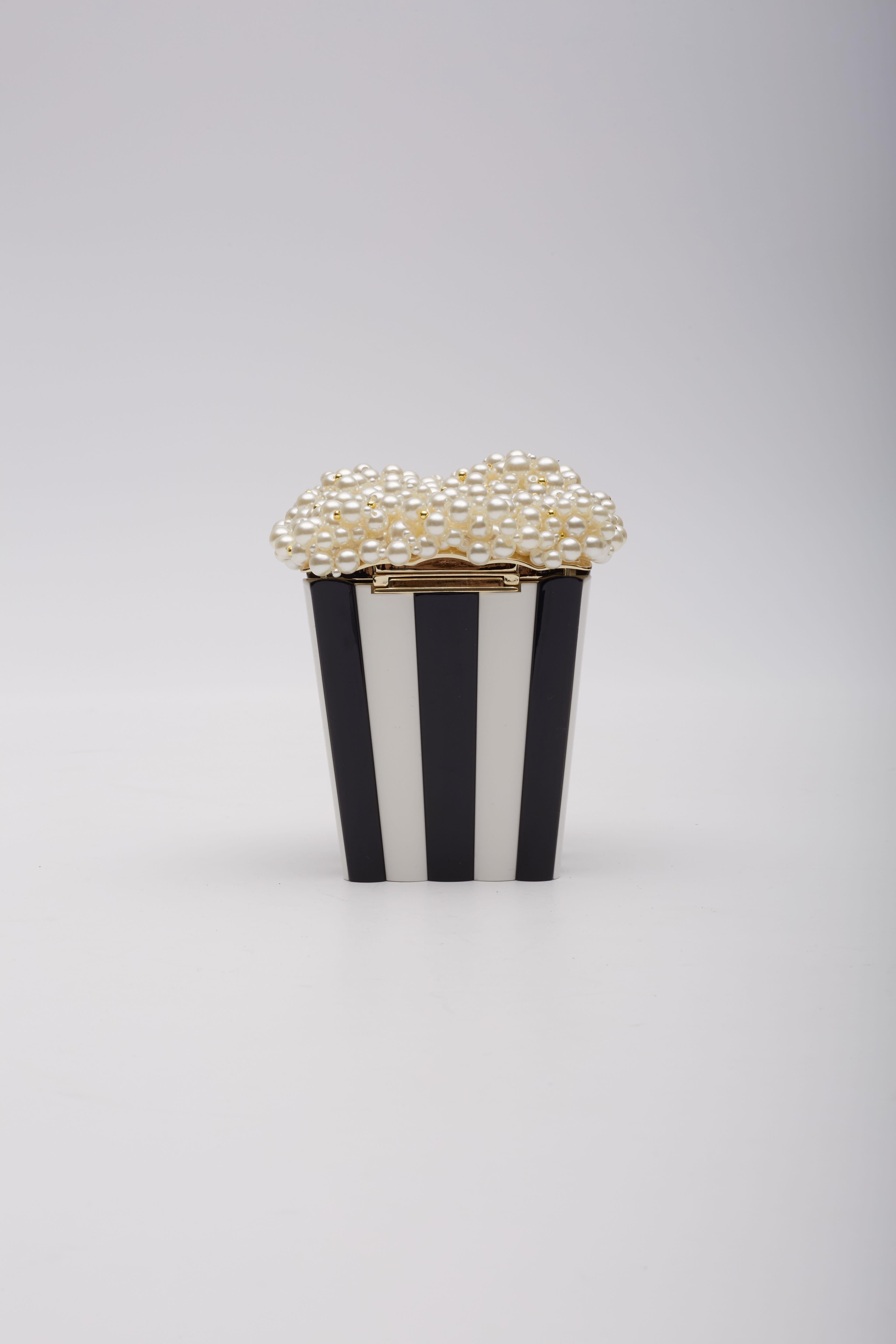 Women's Chanel Popcorn Pearl Pop Coco Minaudiere Bag