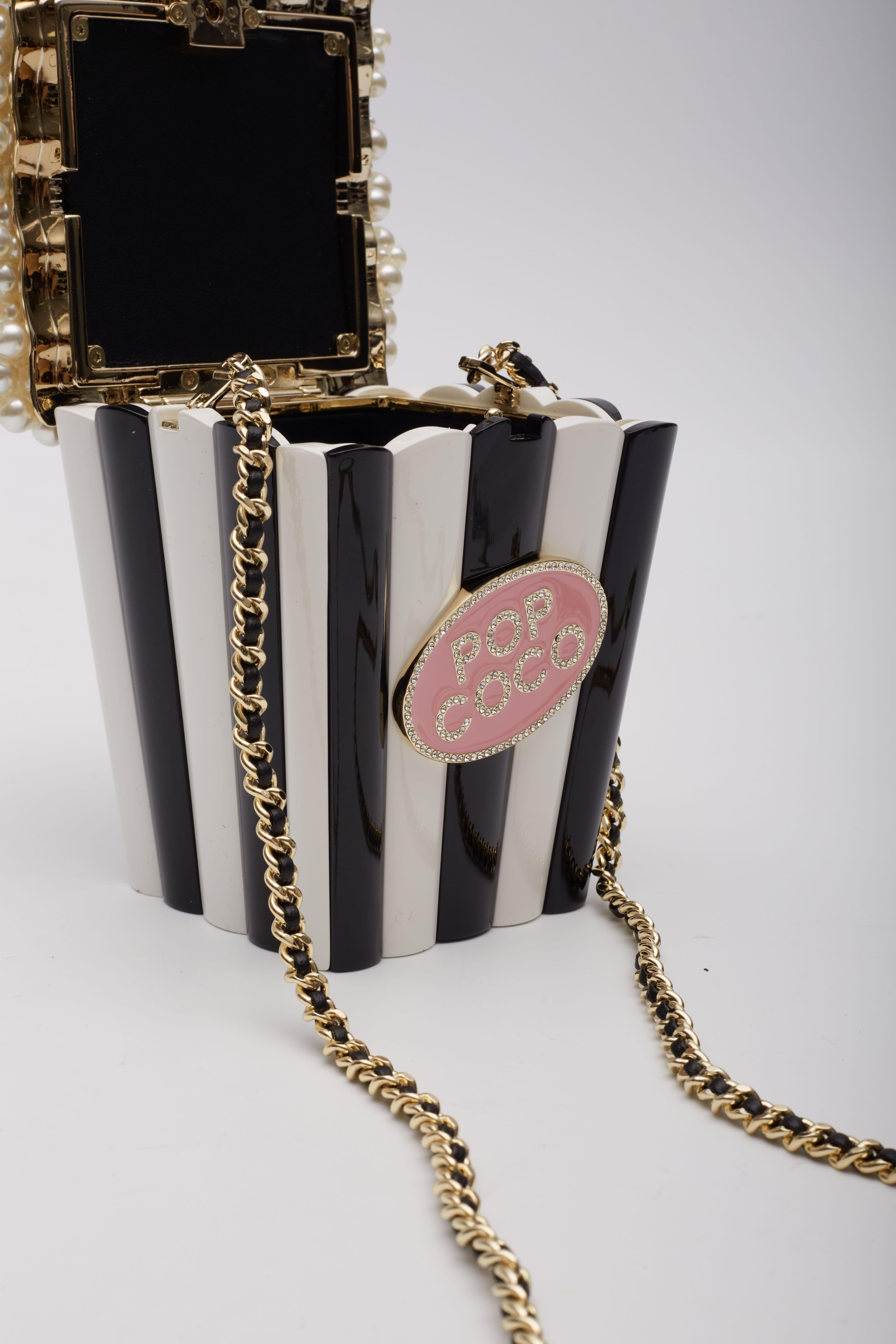Chanel Popcorn Pearl Pop Coco Minaudiere Bag 3