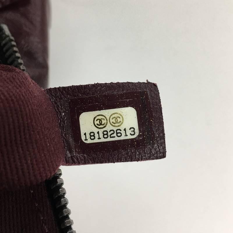 Chanel Portobello Bowler Bag Quilted Aged Calfskin and Tweed Medium 3